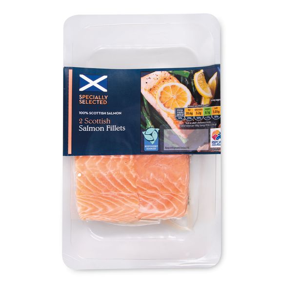 Specially Selected Scottish Salmon Fillets 240g/2 Pack